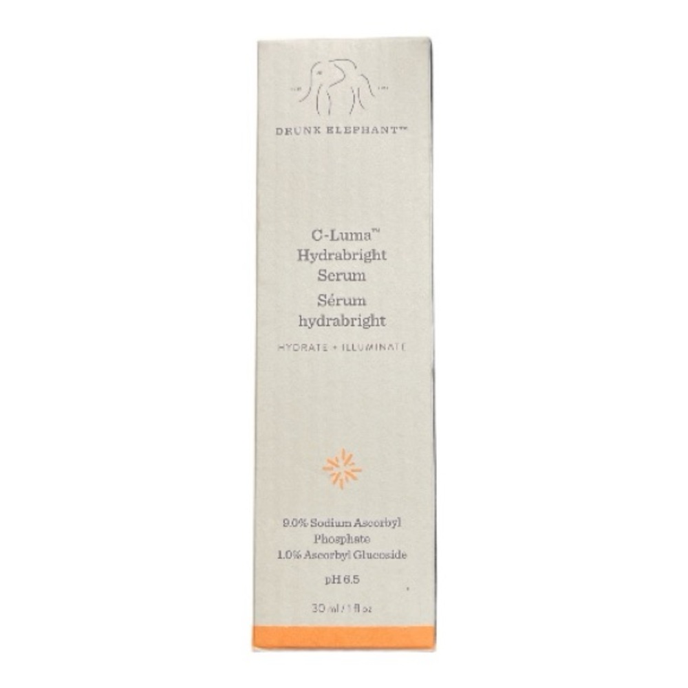 Drunk Elephant C-Luma Hydrabright Serum - White and Orange